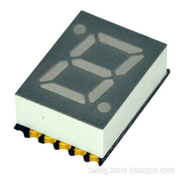 0.28-inch Single SMD LED Digit Display, Blue, 470nm, Common Anode